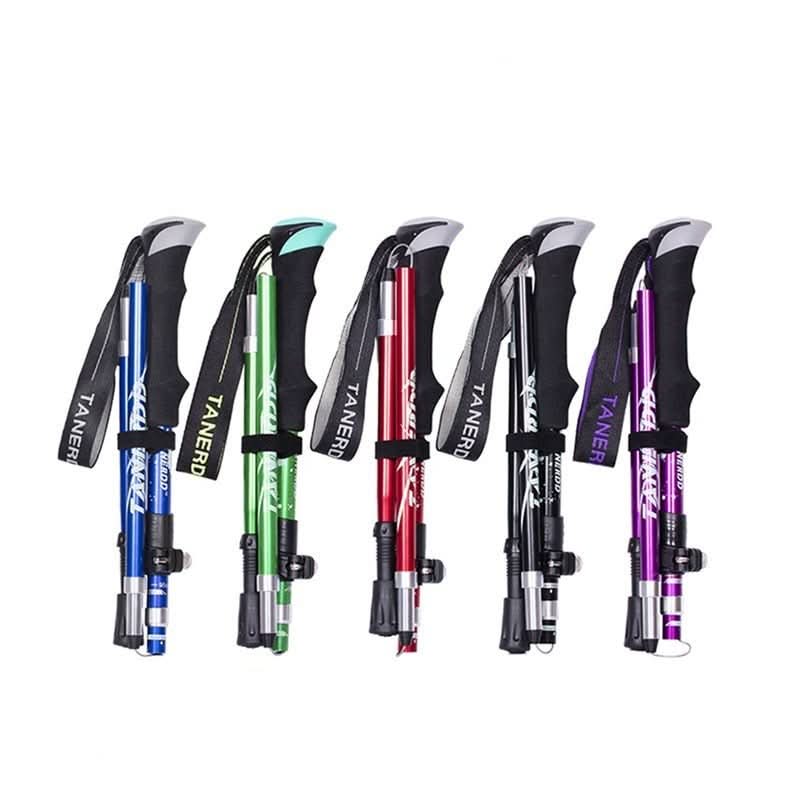 Collapsible Adjustable Trekking Poles for Hiking