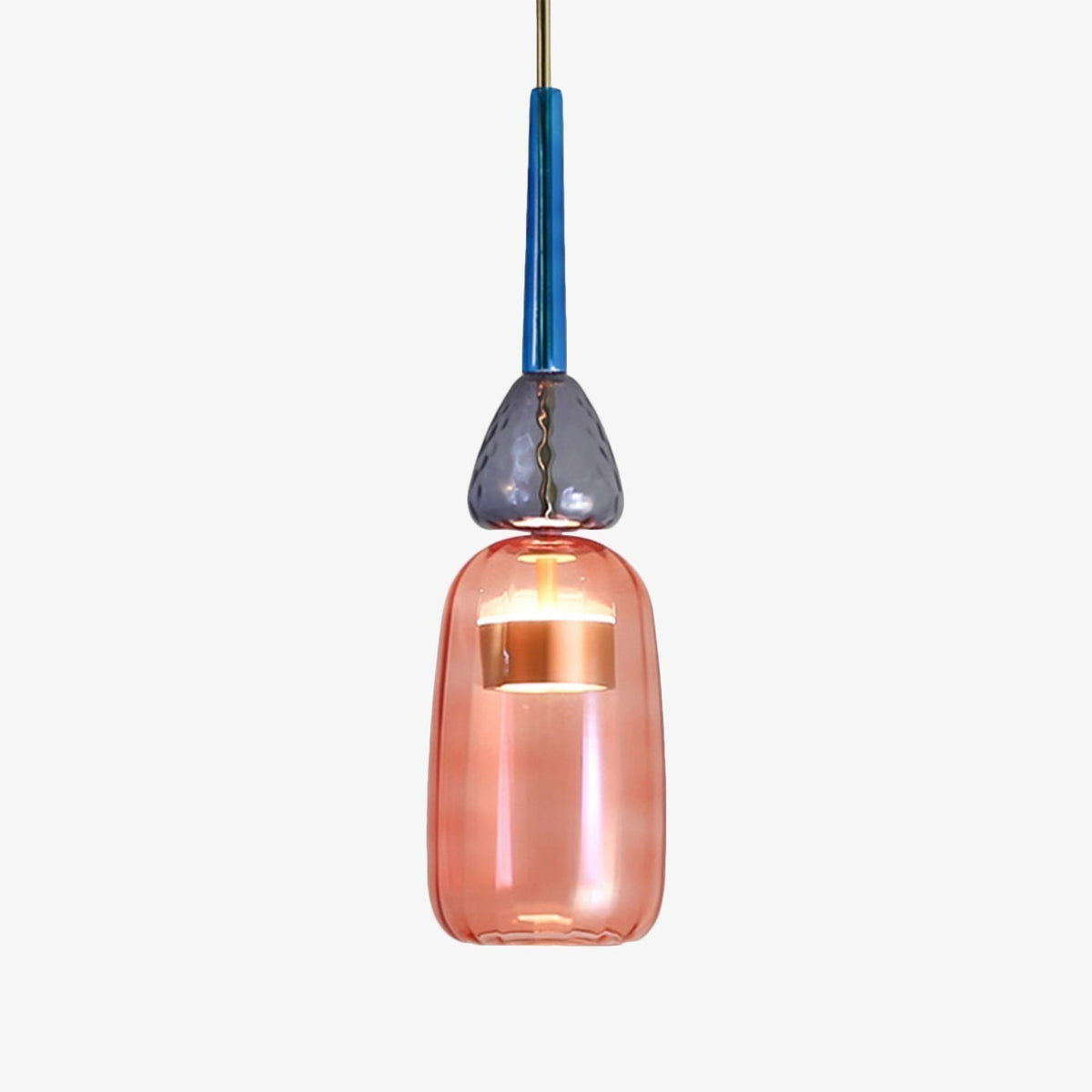 Colored Glass Pendant Light for Modern Homes