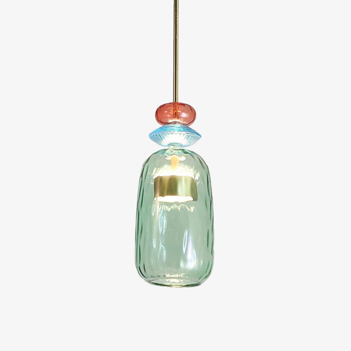 Colored Glass Pendant Light for Modern Homes