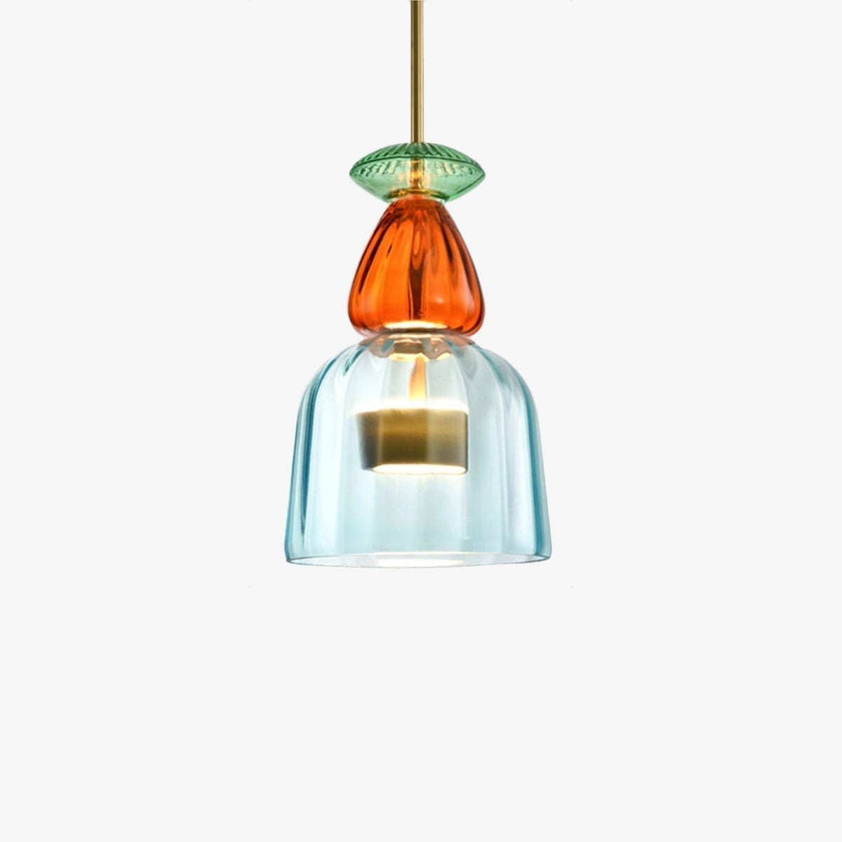 Colored Glass Pendant Light for Modern Homes