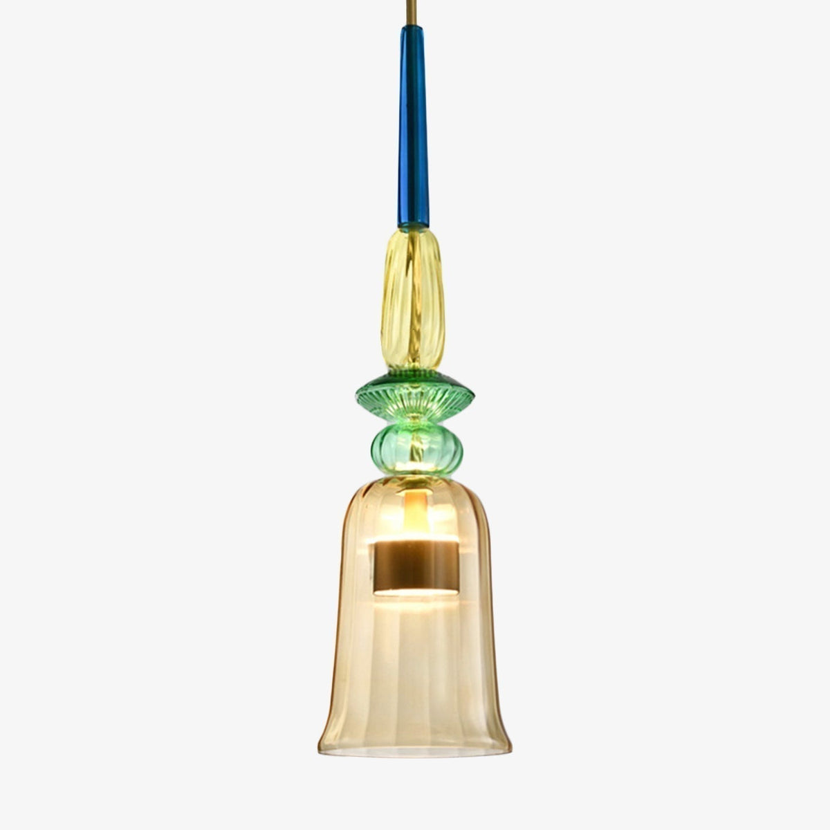 Colored Glass Pendant Light for Modern Homes