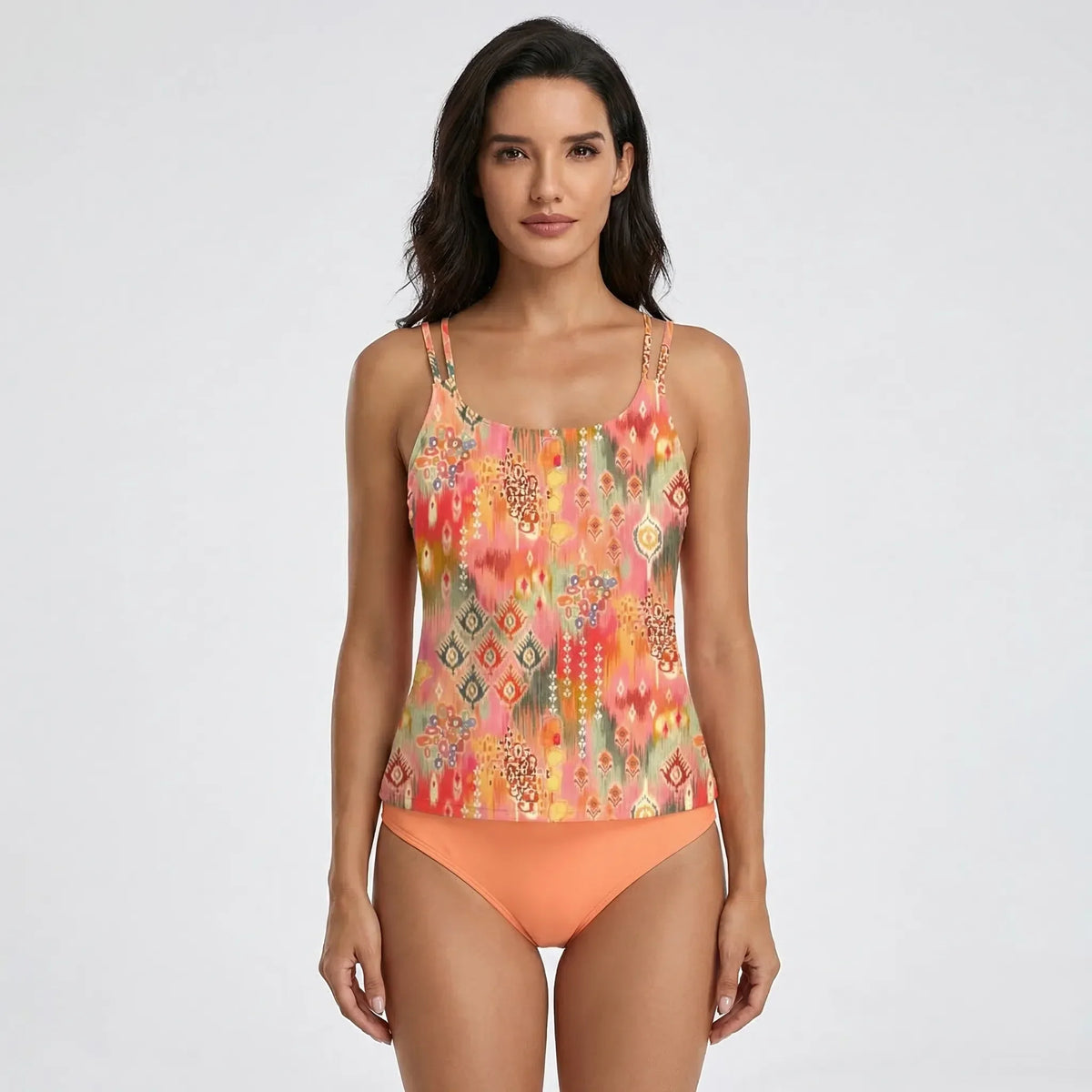 Colorful Swimwear with Mandala Print