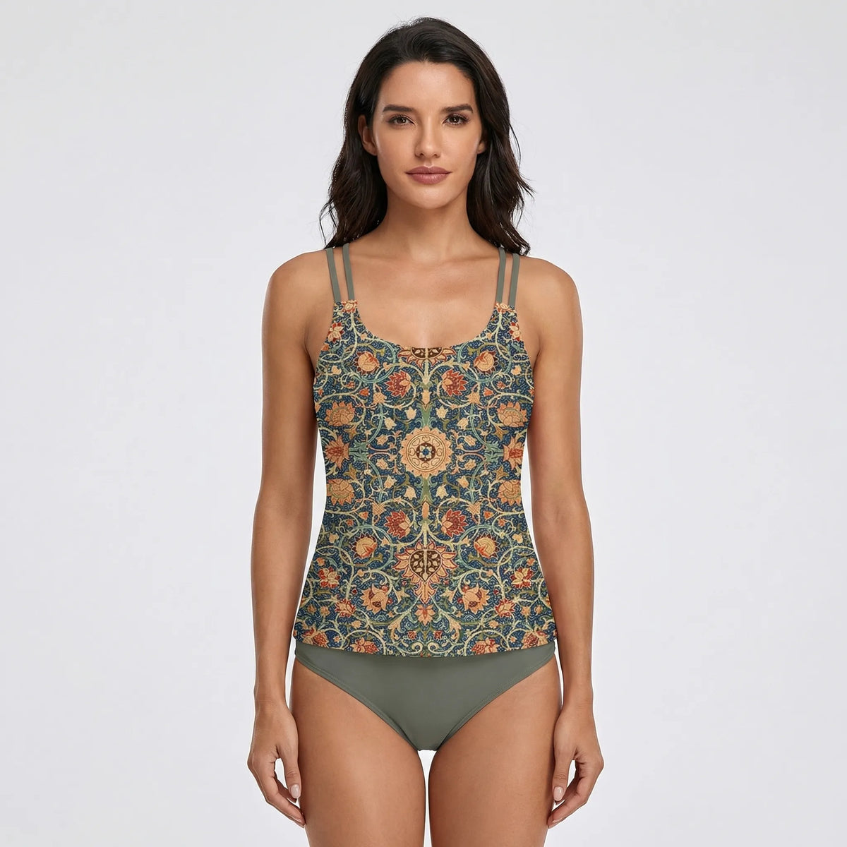 Colorful Swimwear with Mandala Print
