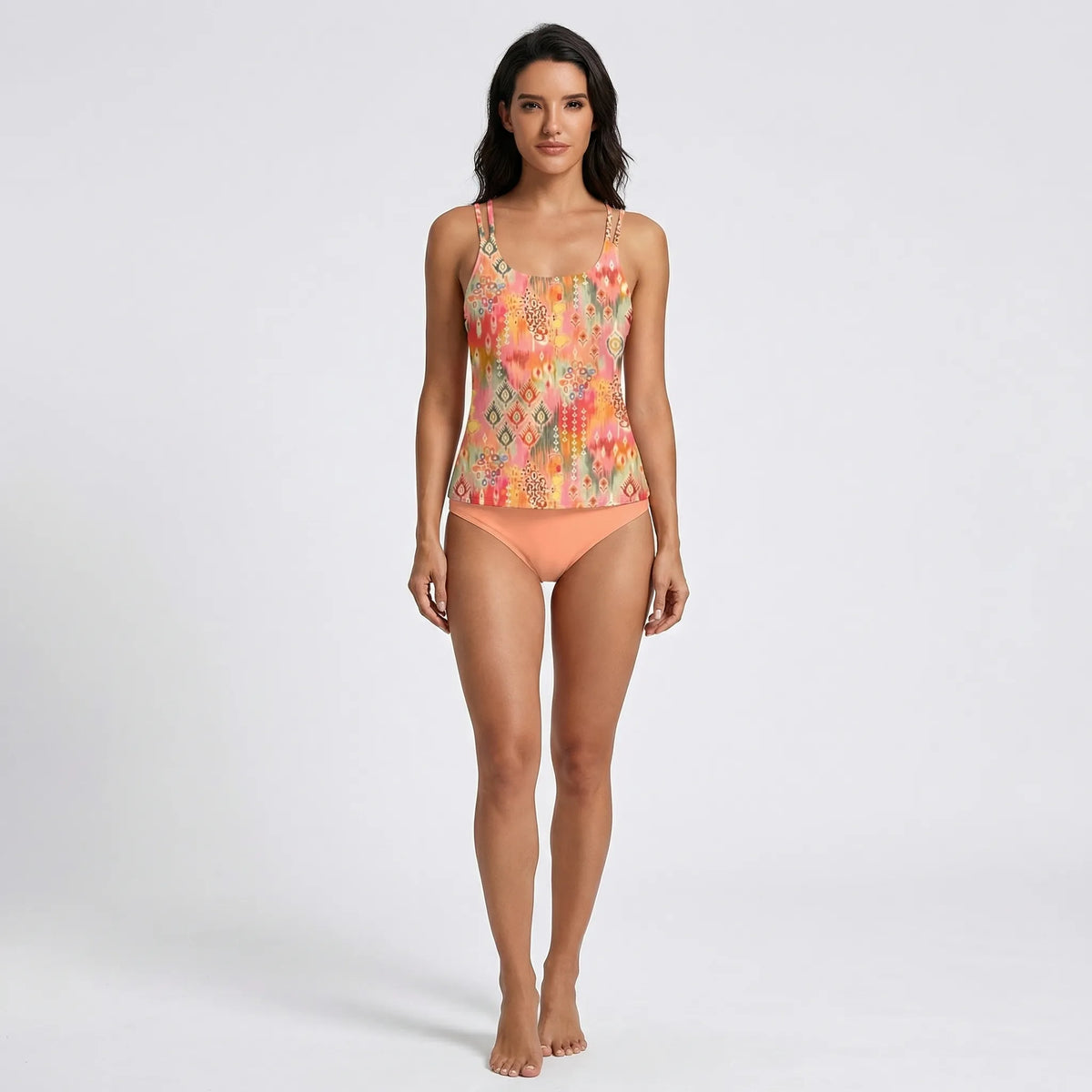 Colorful Swimwear with Mandala Print