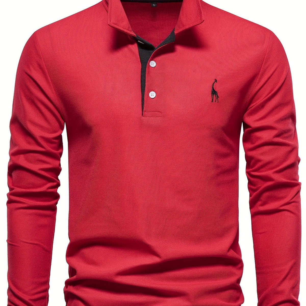 Comfortable Men's Long-Sleeve Polo Shirt