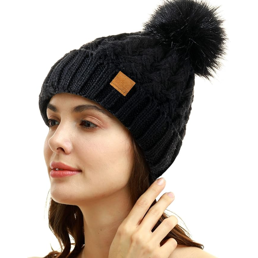 Comfortable Winter Pom-Pom Beanie