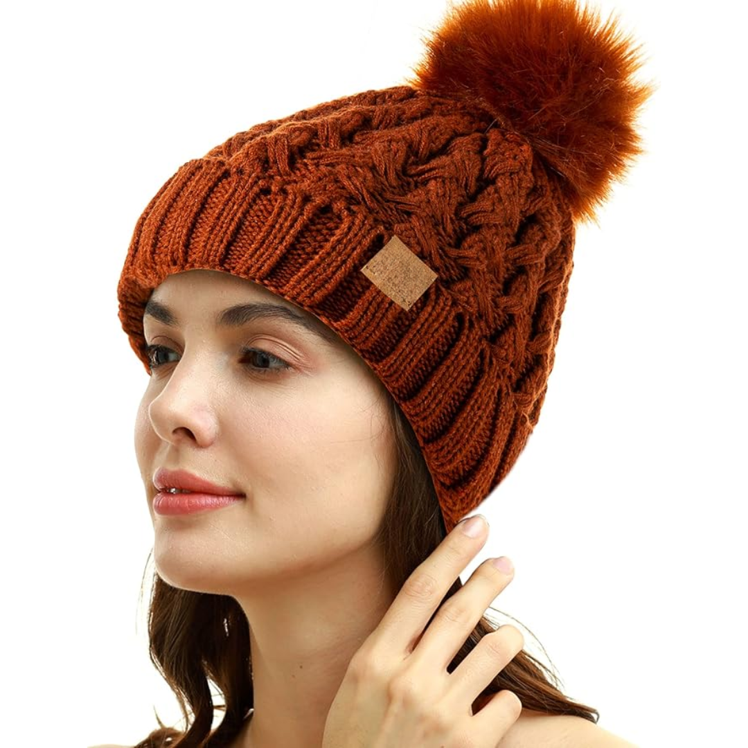 Comfortable Winter Pom-Pom Beanie