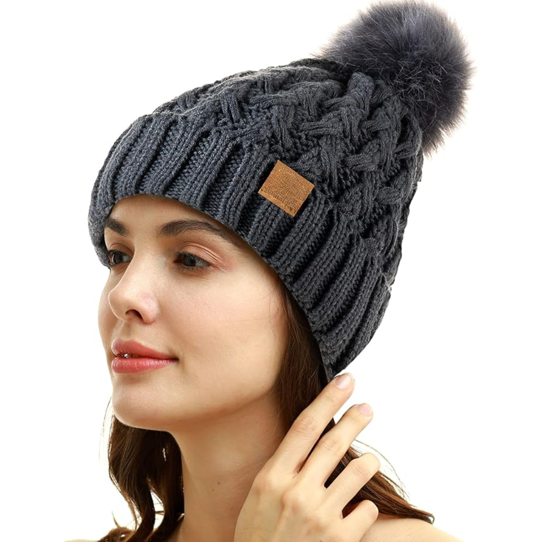 Comfortable Winter Pom-Pom Beanie