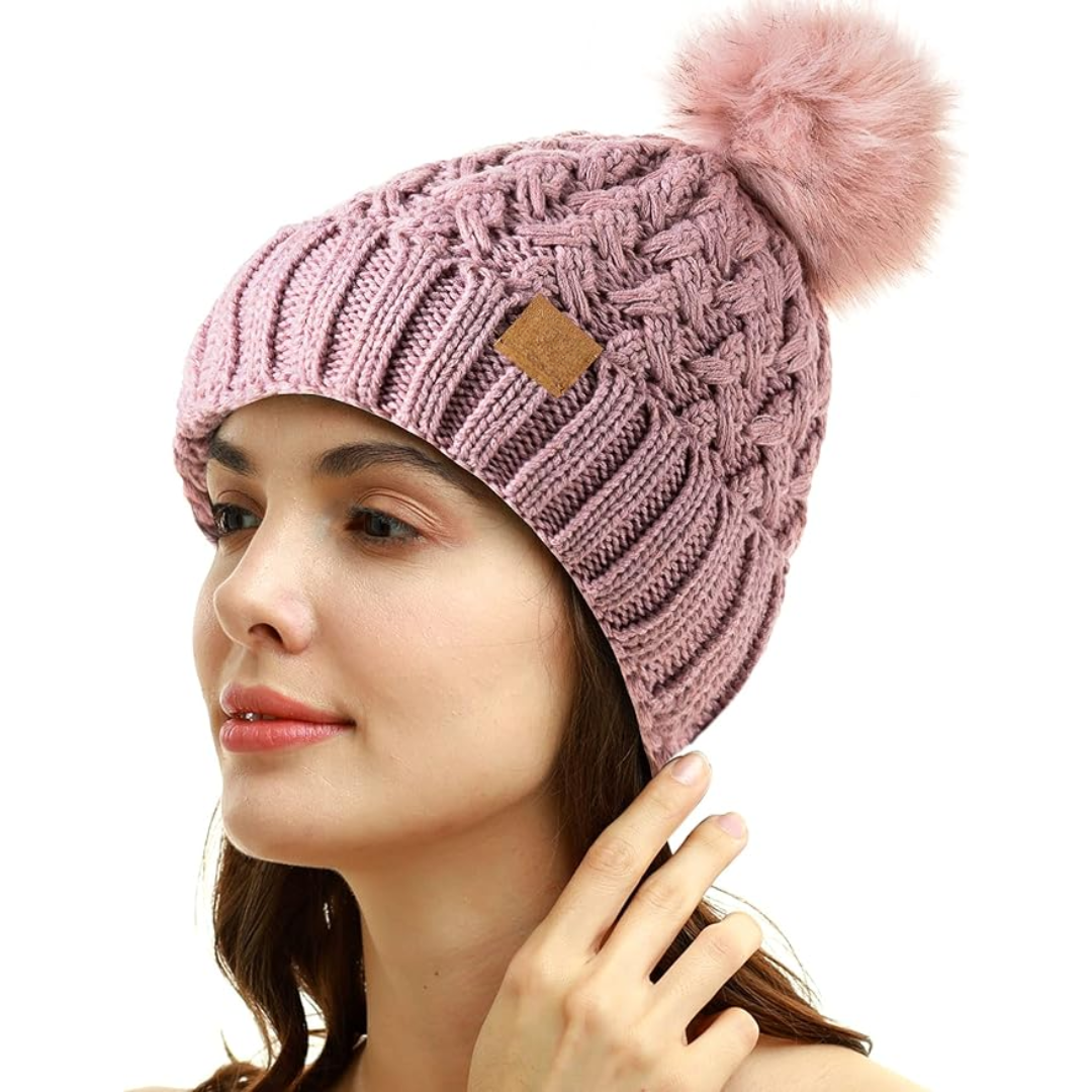 Comfortable Winter Pom-Pom Beanie