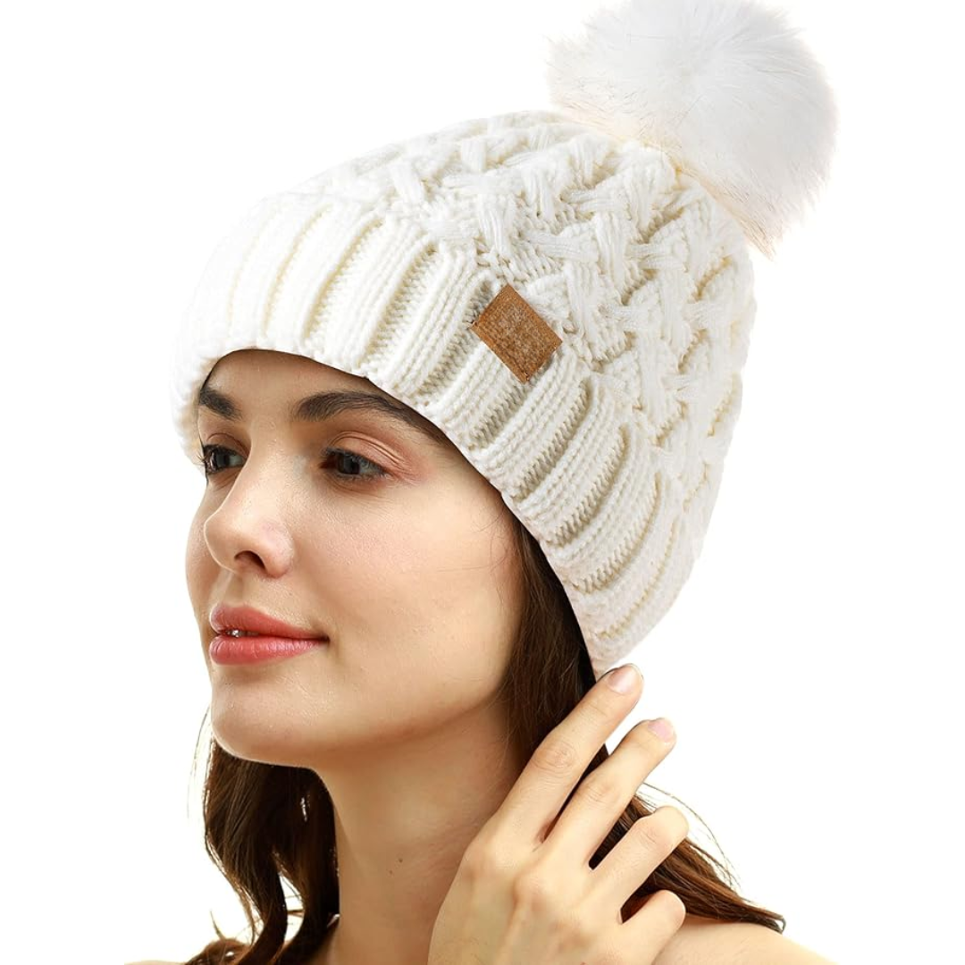 Comfortable Winter Pom-Pom Beanie