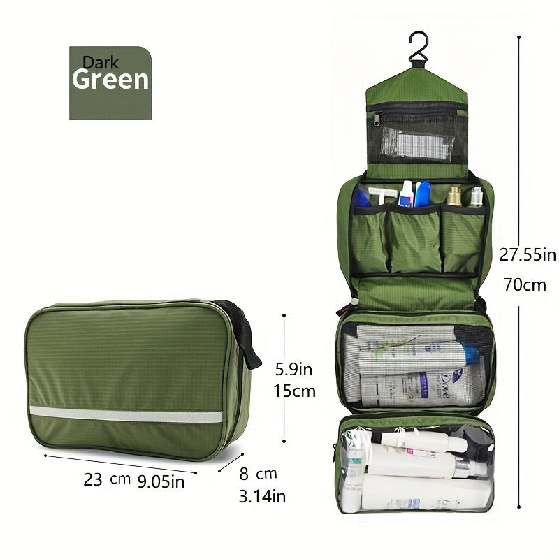 Compact Hanging Toiletry Bag Organizer – Travel Toiletry Bag