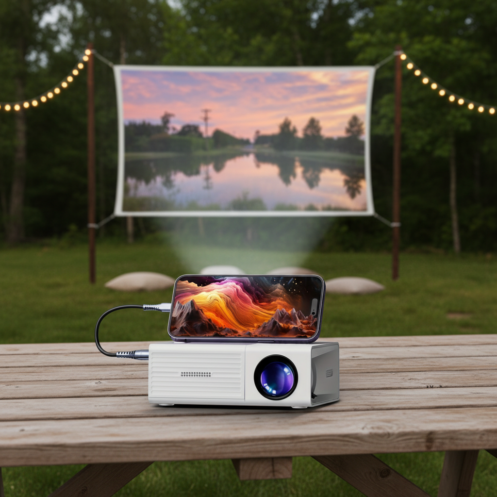 Compact Projector for Home Theater and Presentations