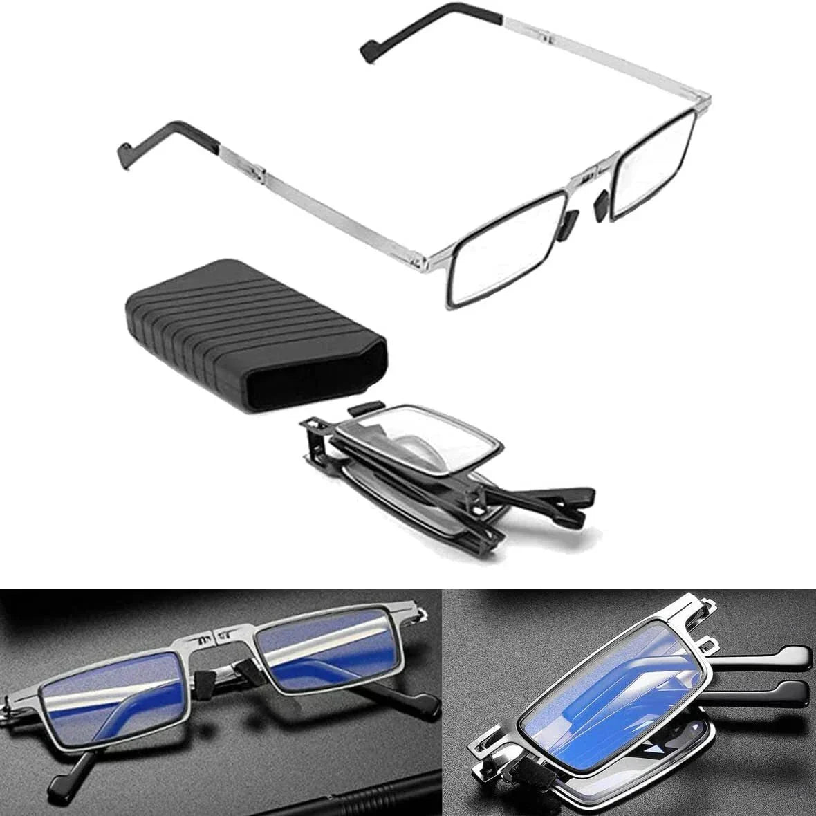 Compact Reading Glasses with Case