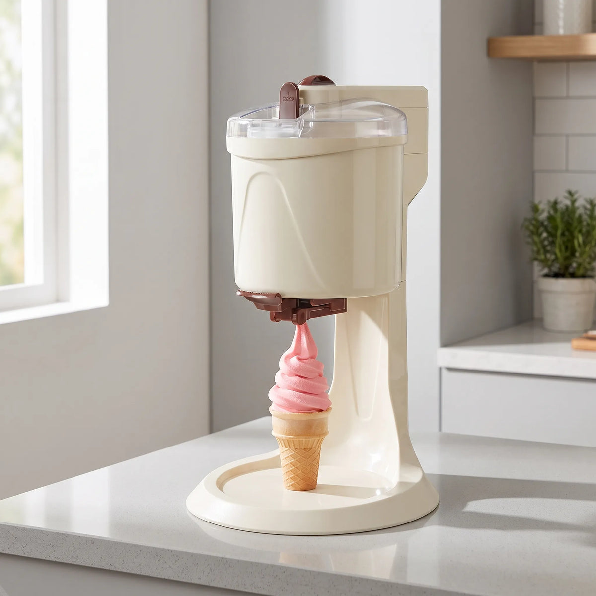 Compact Soft Serve Ice Cream Maker