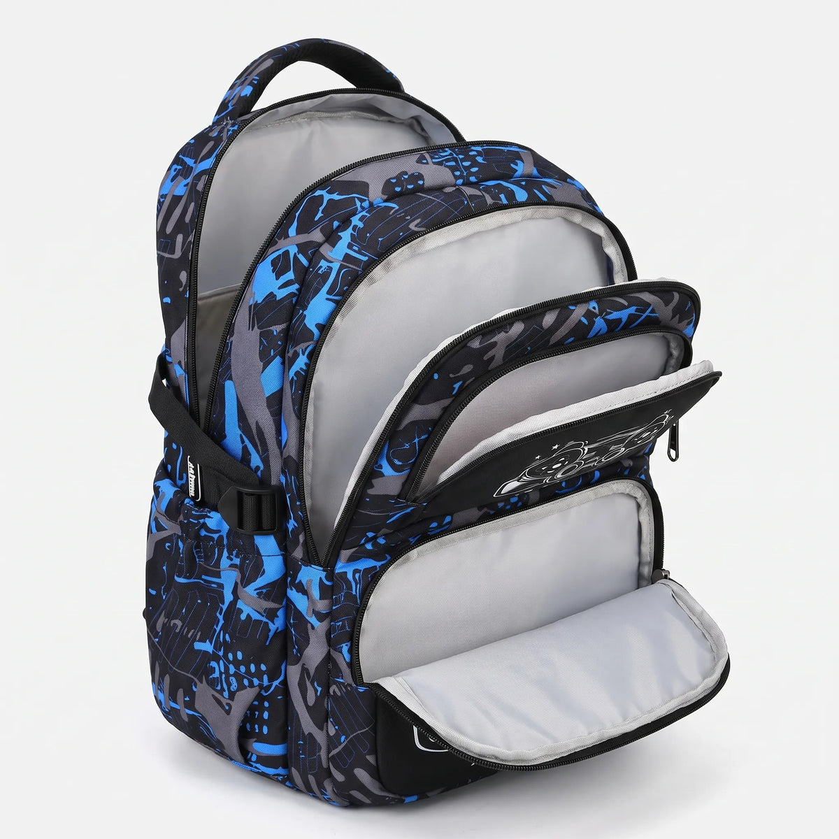 Complete Three-Piece Backpack Set with Gaming Print