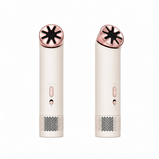 Cordless Travel Hair Dryer with Diffuser Attachment, Ionic Care and Quiet Motor