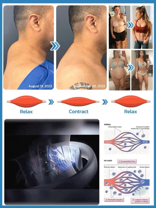 Cordless Ultrasonic Lymphatic Drainage Neck Massager