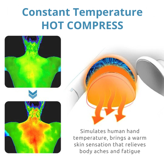 Cordless Ultrasonic Lymphatic Drainage Neck Massager