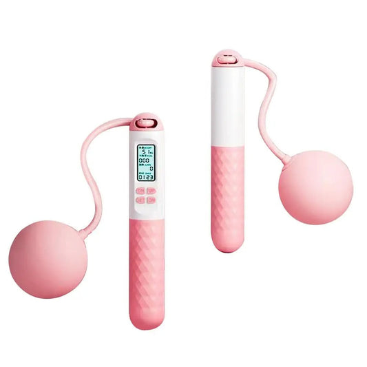 Cordless Weighted Jump Rope with Counter for Fitness