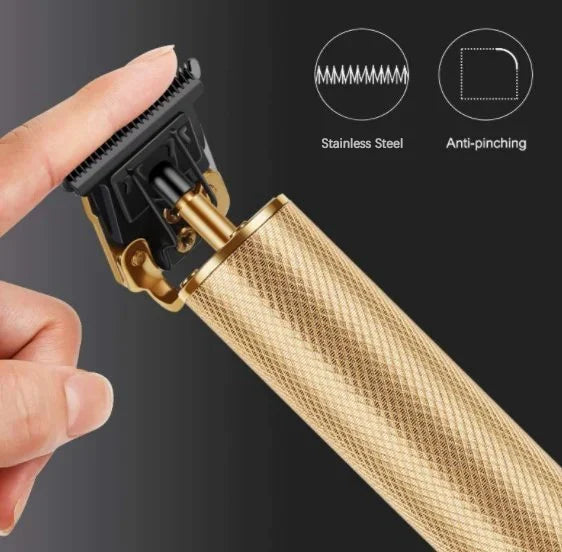 Cordless Zero-Gapped Hair Trimmer and Clipper