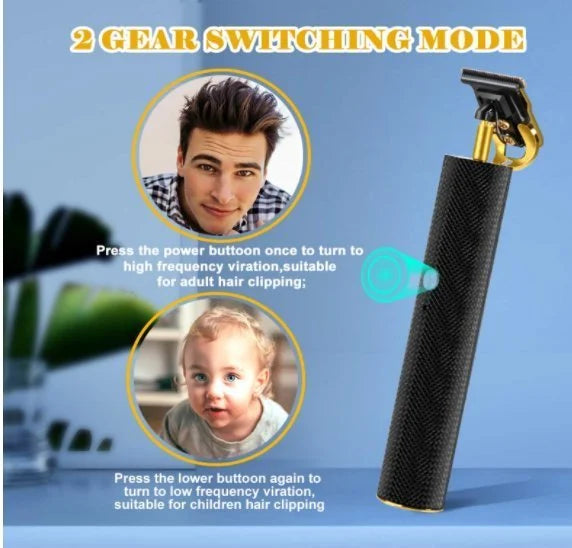 Cordless Zero-Gapped Hair Trimmer and Clipper