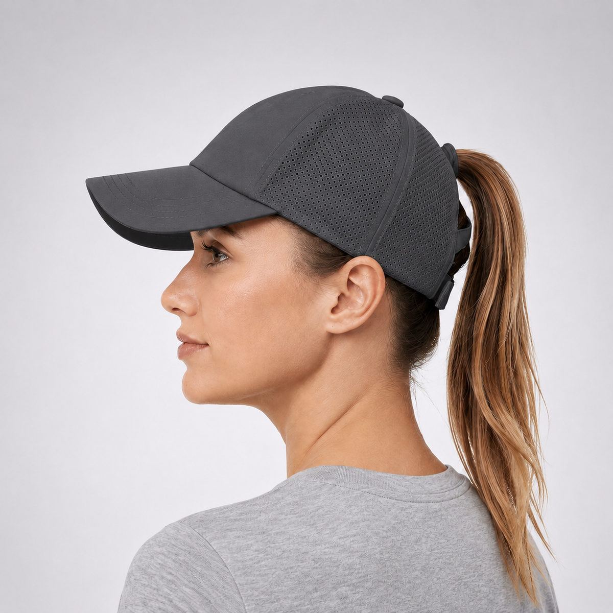Crossback Ponytail Sports Cap