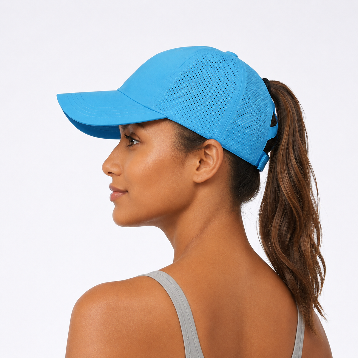 Crossback Ponytail Sports Cap