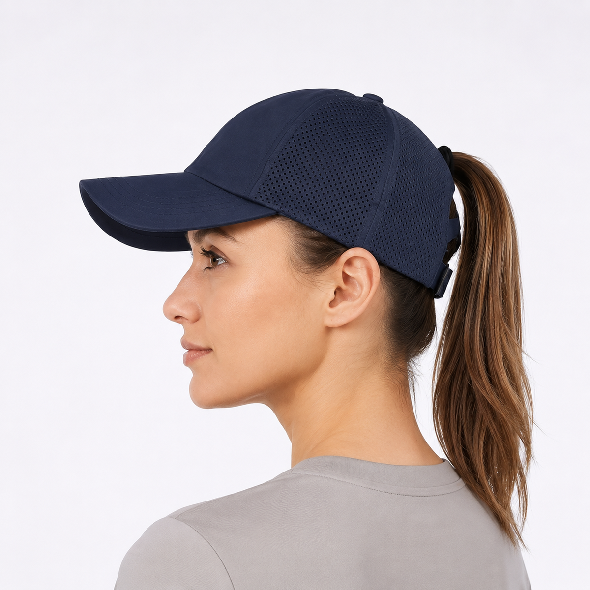 Crossback Ponytail Sports Cap