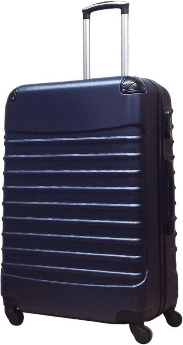 Dark Blue 2-Piece Hardshell Luggage Set for Travel