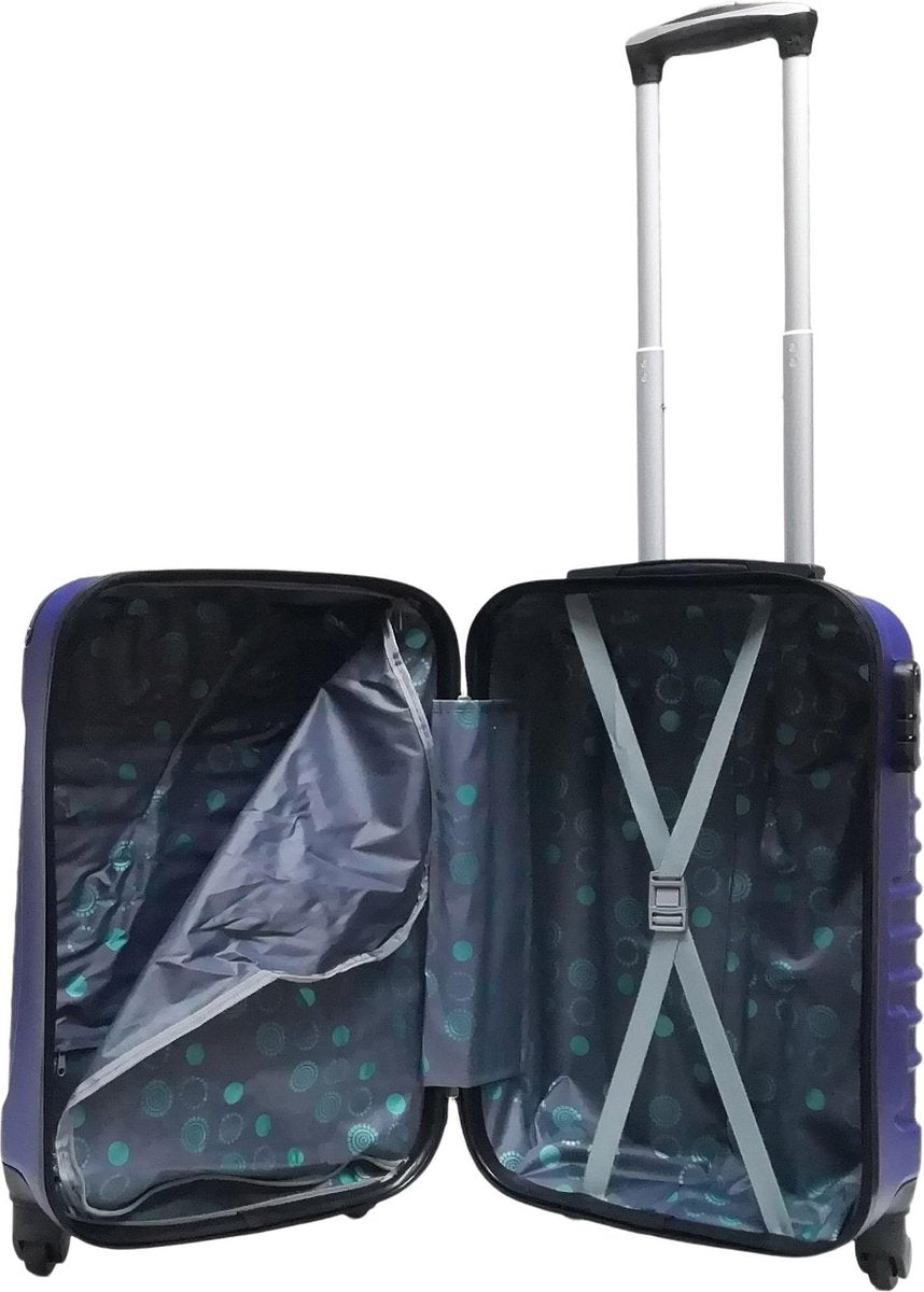 Dark Blue 2-Piece Hardshell Luggage Set for Travel