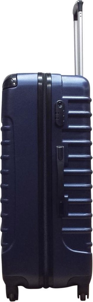 Dark Blue 2-Piece Hardshell Luggage Set for Travel