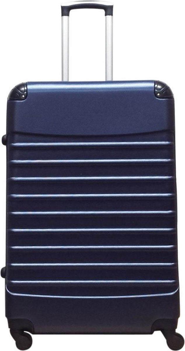 Dark Blue 2-Piece Hardshell Luggage Set for Travel