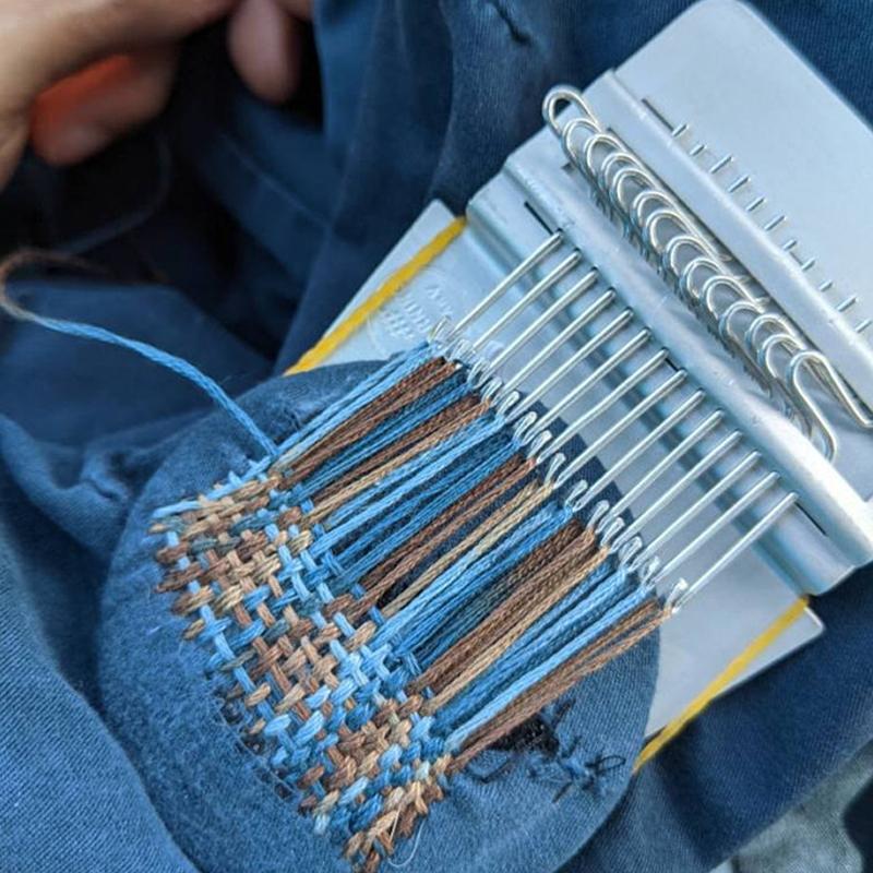 Darning Loom Kit for Small Hole Repair with Multiple Hooks