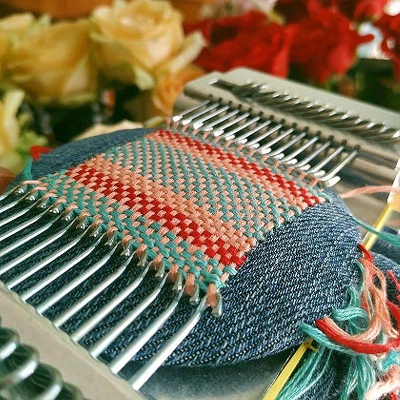 Darning Loom Kit for Small Hole Repair with Multiple Hooks