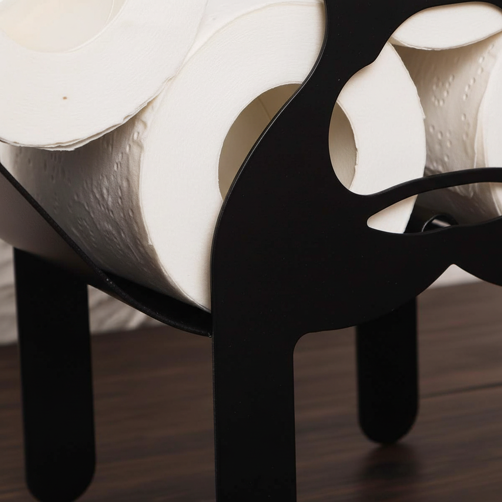 Decorative Animal-Shaped Toilet Paper Roll Holder