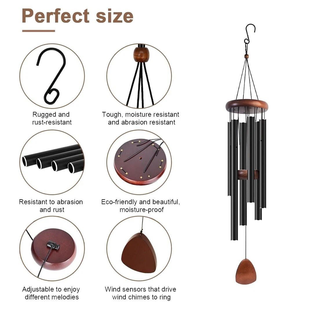 Deep Tone Aluminum Wind Chimes