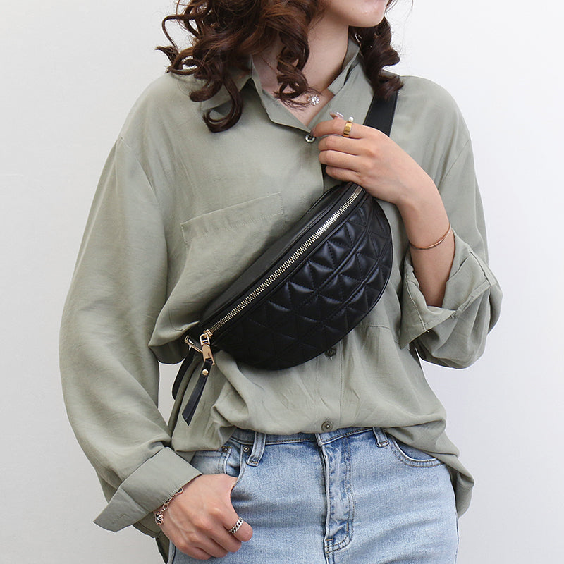 Diamond Pattern Belt Bag | Tough & Practical
