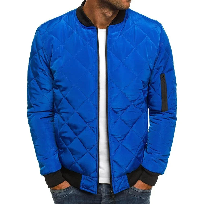 Diamond-Pattern Jacket