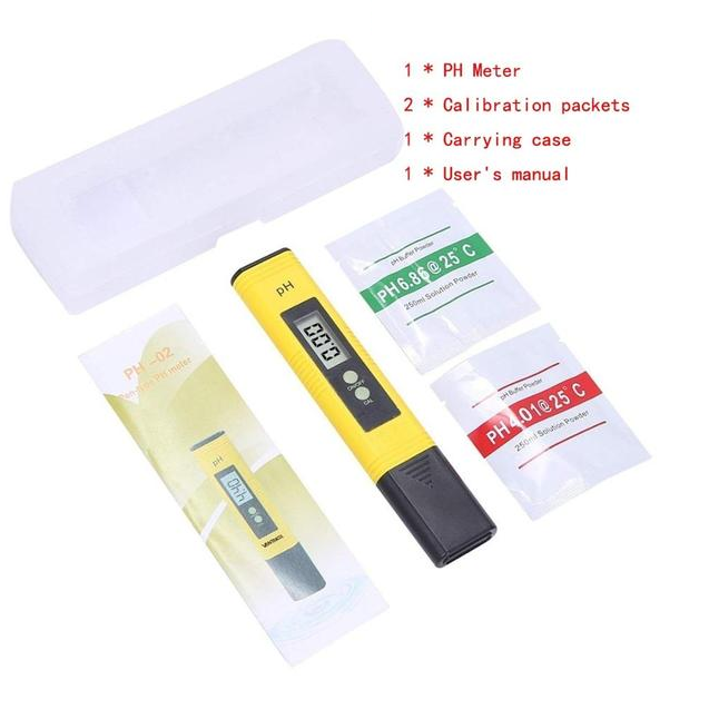 Digital LCD pH Meter with 0.01 Accuracy and Auto-Calibration for Aquariums, Pools, Water, Wine, and Urine
