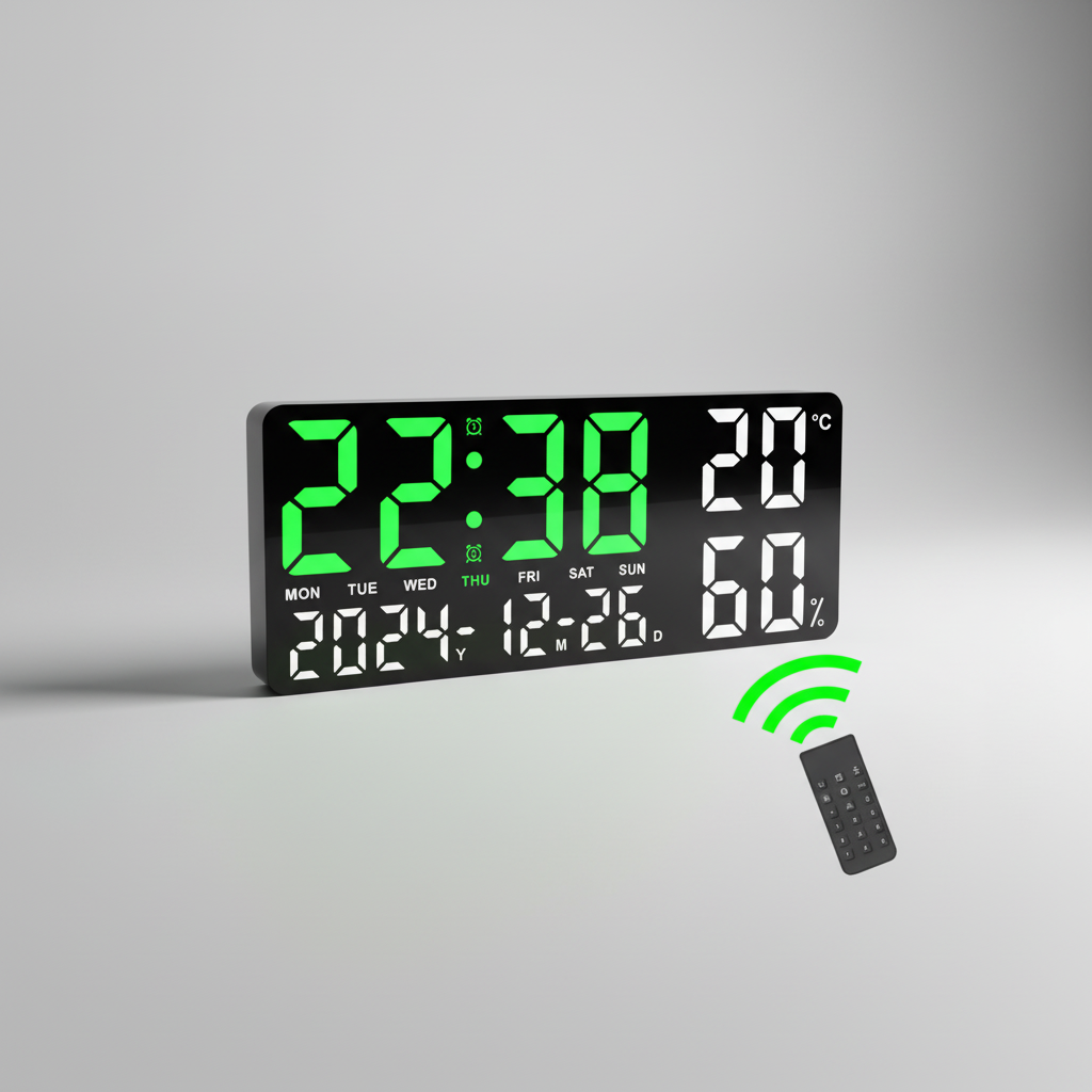 Digital LED Wall Clock