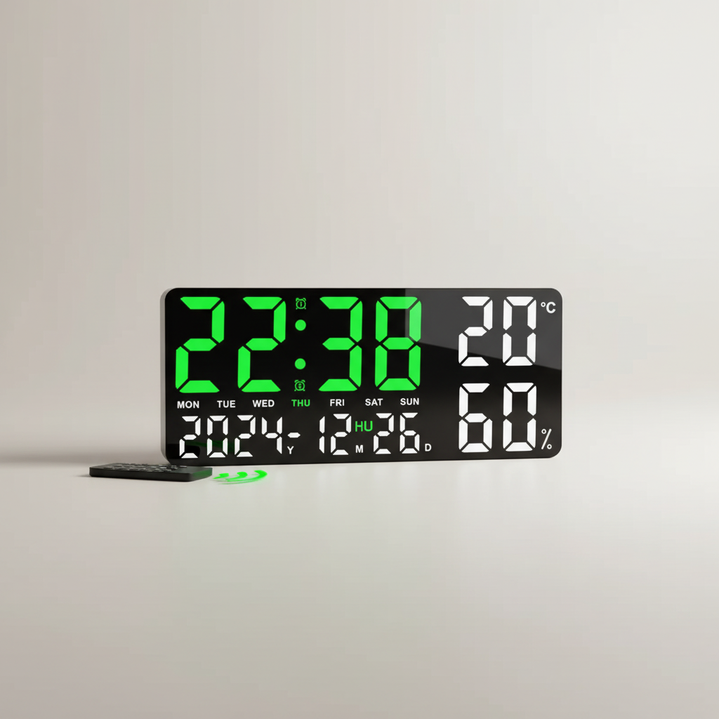 Digital LED Wall Clock