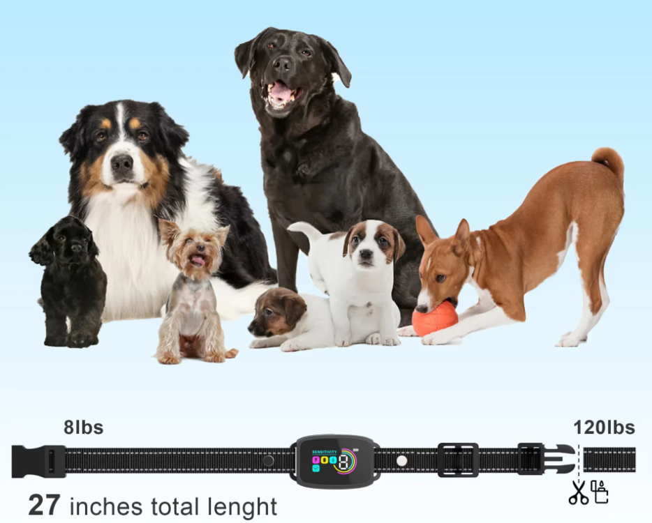 Dog Training Collar with Remote - 8 Levels Vibration and Shock