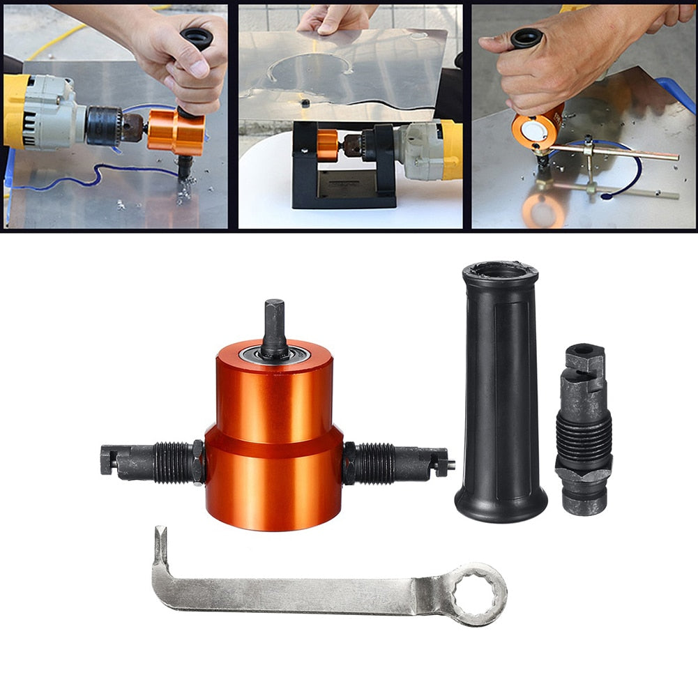 Double-Head Metal Nibbler Cutter