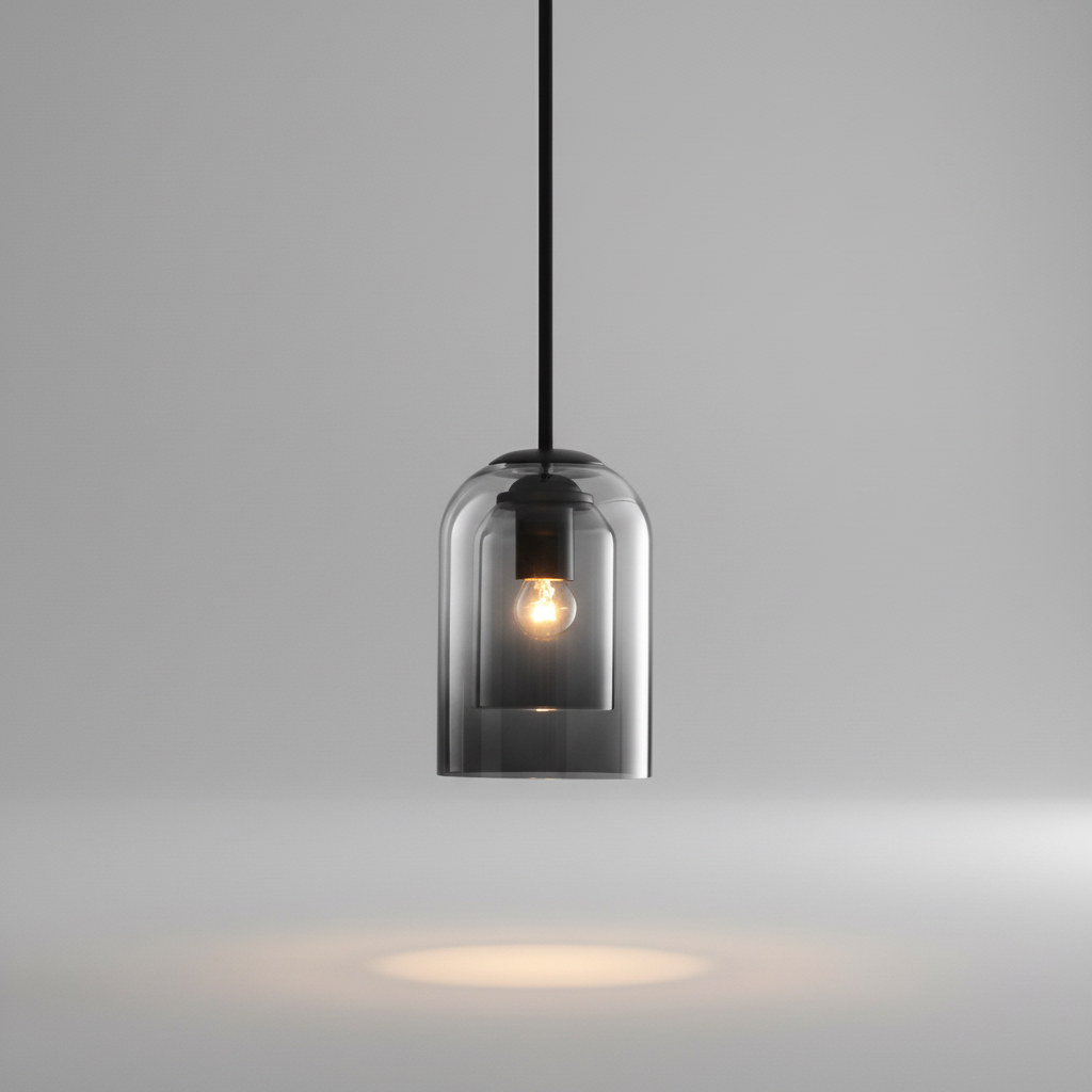 Double-Layer Glass Pendant Light