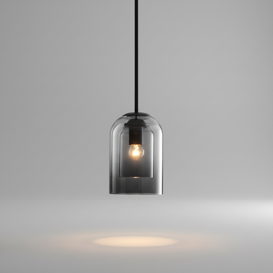 Double-Layer Glass Pendant Light