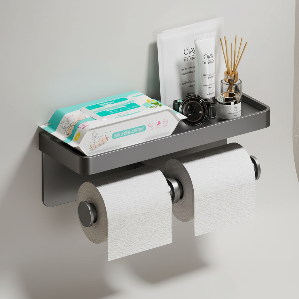 Double Roll Toilet Paper Holder