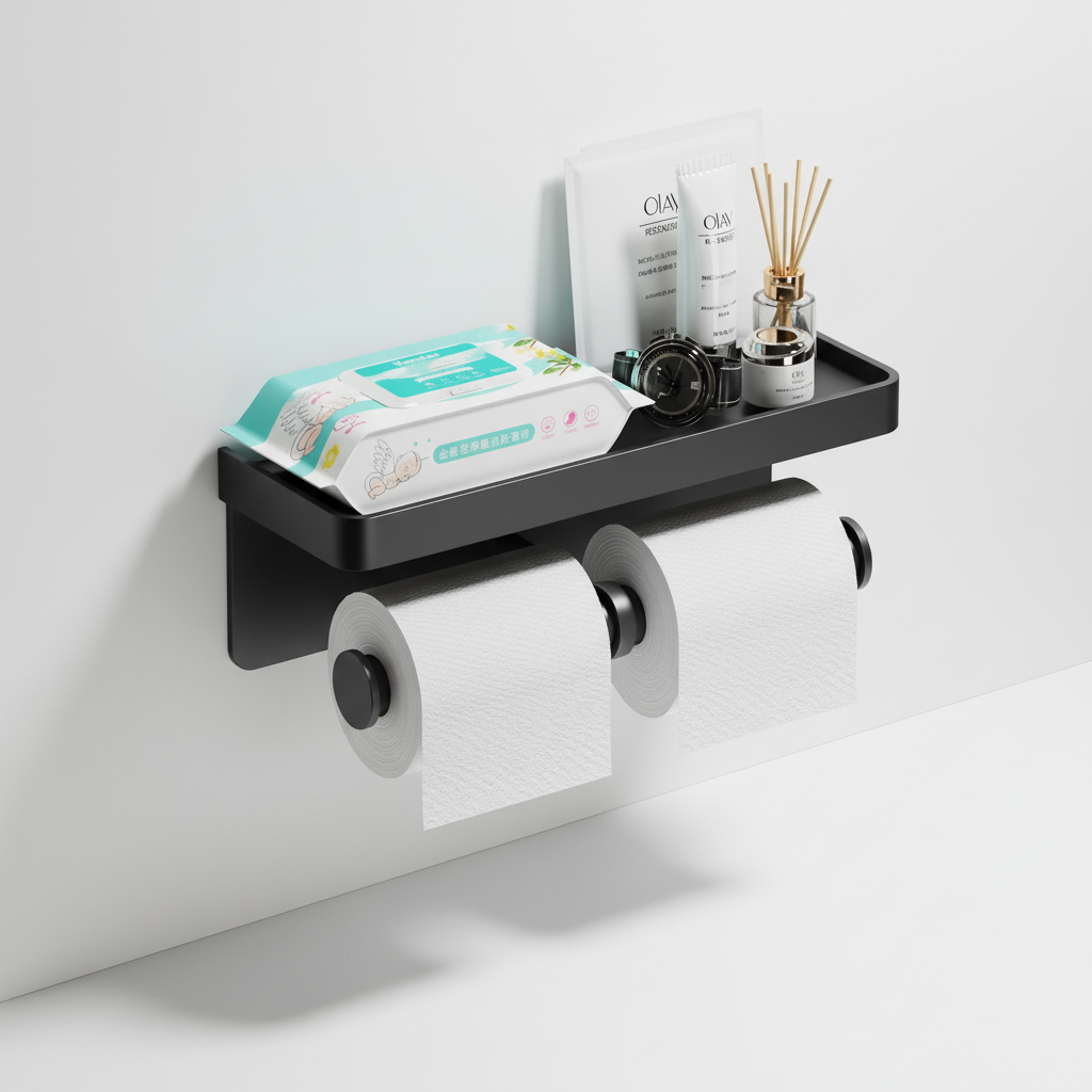 Double Roll Toilet Paper Holder