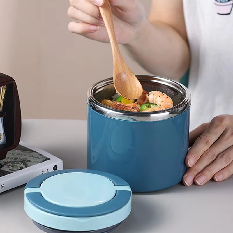 Double-Walled Insulated Stainless Steel Leakproof Food Container