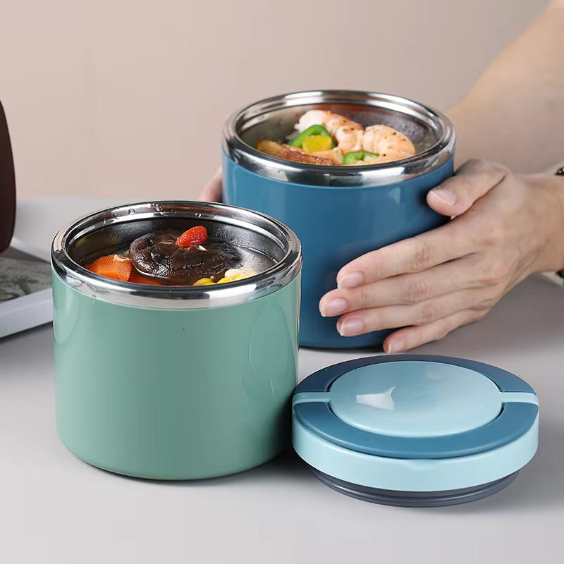 Double-Walled Insulated Stainless Steel Leakproof Food Container