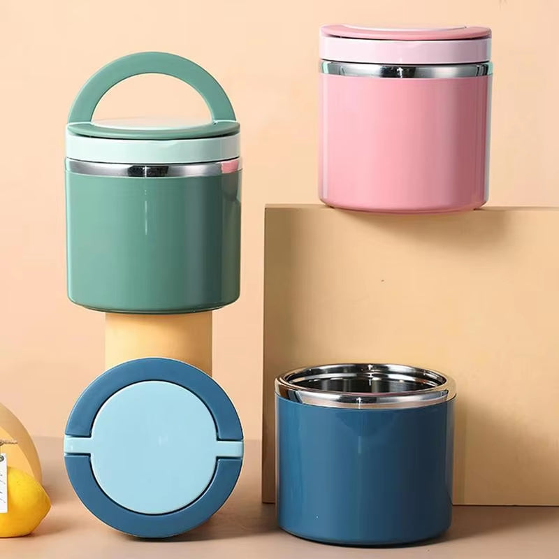 Double-Walled Insulated Stainless Steel Leakproof Food Container